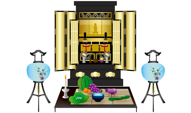 お盆飾りの飾り方 仏壇や祭壇 盆棚などの飾り付け方法は 携帯知恵袋